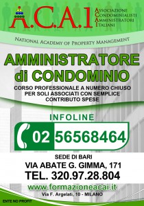 LOCANDINA PUBBLICITARIA SEDE DI BARI